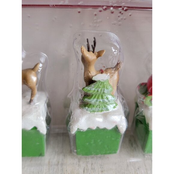 St Nicholas square Believe AS IS letter sign reindeer set xmas - Picture 7 of 14